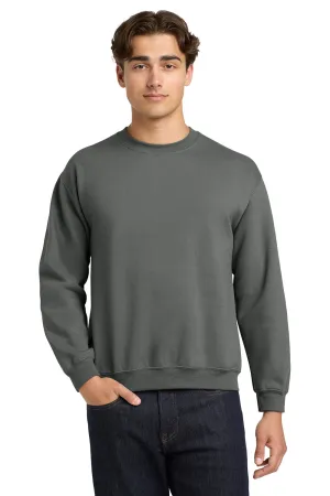 Gildan Mens Pill Resistant Fleece Crewneck Sweatshirt - Charcoal Grey  Affordable Clothing Gildan