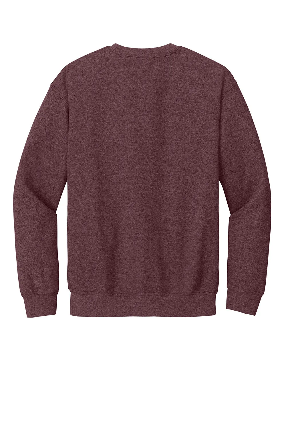 Gildan Mens Pill Resistant Fleece Crewneck Sweatshirt - Heather Dark Maroon  Affordable Clothing Gildan