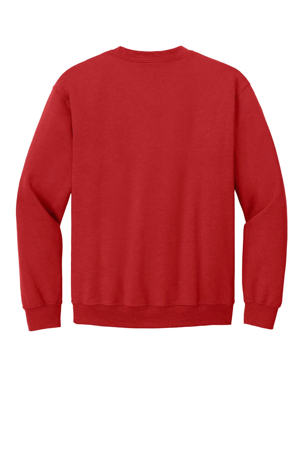 Gildan Mens Pill Resistant Fleece Crewneck Sweatshirt - Red  Affordable Clothing Gildan