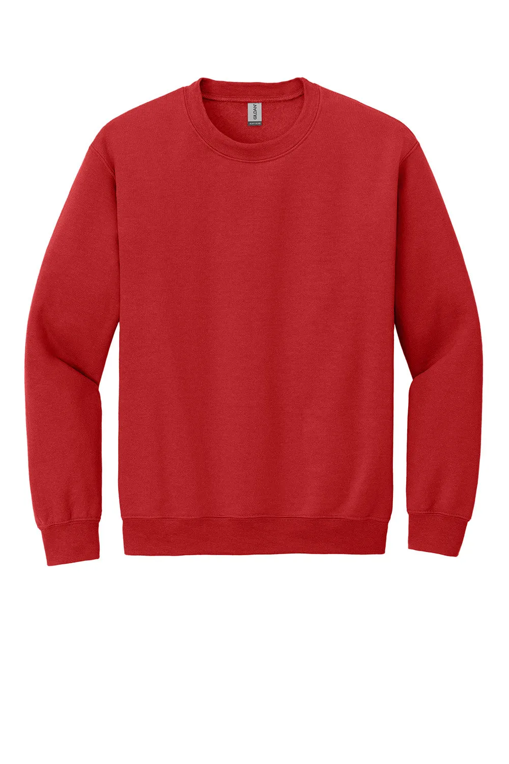 Gildan Mens Pill Resistant Fleece Crewneck Sweatshirt - Red  Affordable Clothing Gildan