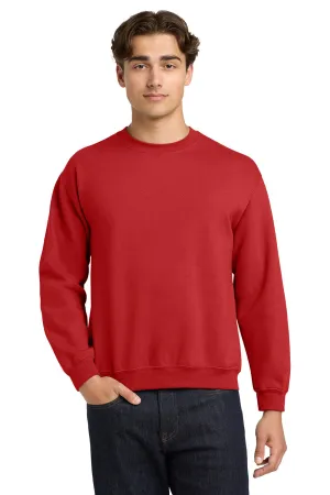 Gildan Mens Pill Resistant Fleece Crewneck Sweatshirt - Red  Affordable Clothing Gildan