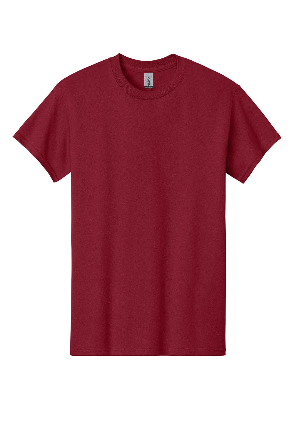 Gildan Mens Short Sleeve Crewneck T-Shirt - Antique Cherry Red  Affordable Clothing Gildan