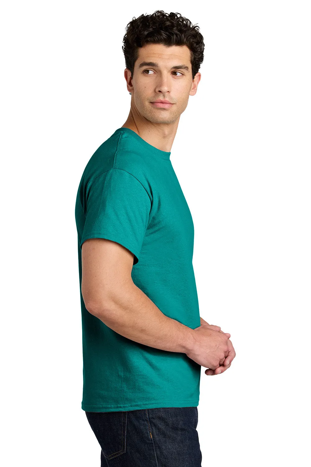 Gildan Mens Short Sleeve Crewneck T-Shirt - Antique Jade Dome Green  Affordable Clothing Gildan