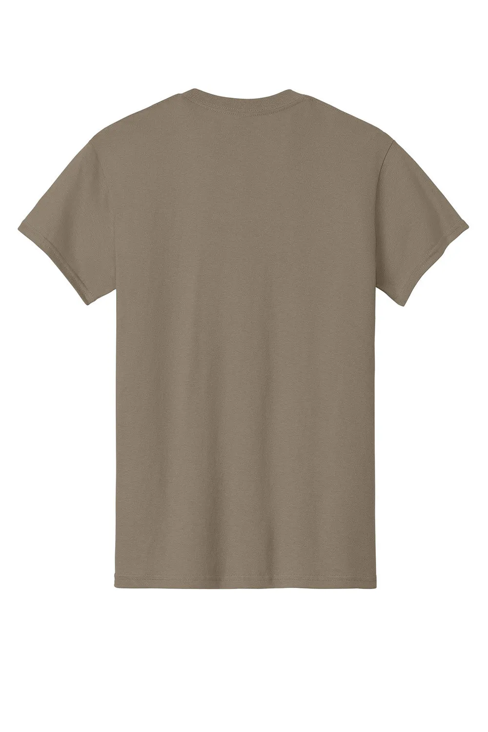 Gildan Mens Short Sleeve Crewneck T-Shirt - Brown Savana  Affordable Clothing Gildan