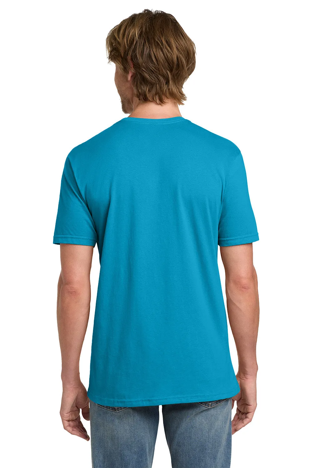 Gildan Mens Short Sleeve Crewneck T-Shirt - Caribbean Blue  Affordable Clothing Gildan