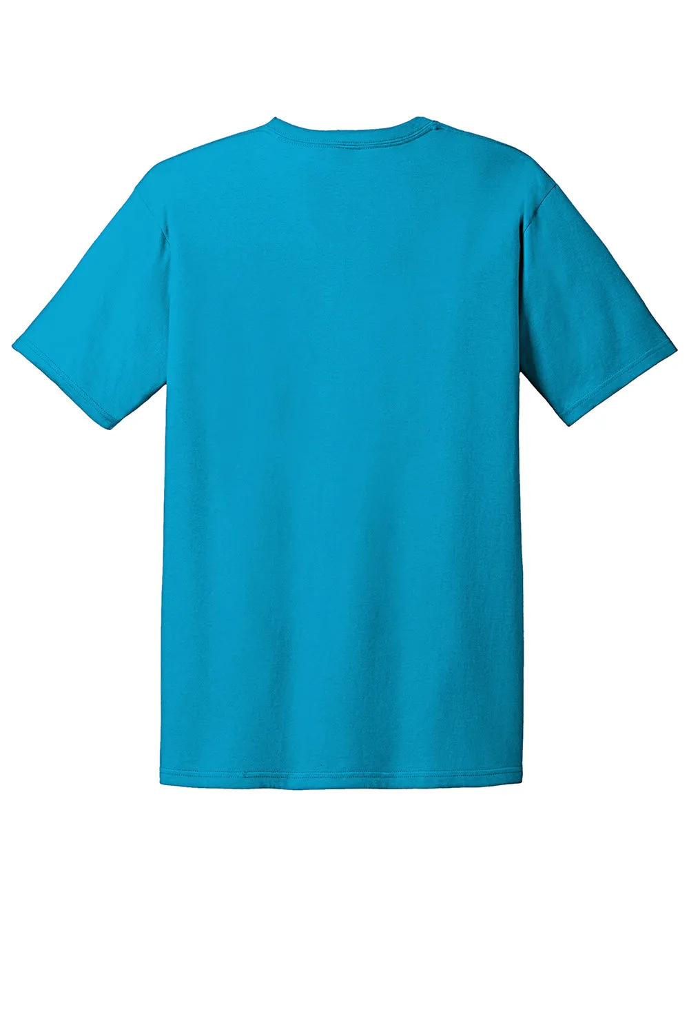 Gildan Mens Short Sleeve Crewneck T-Shirt - Caribbean Blue  Affordable Clothing Gildan