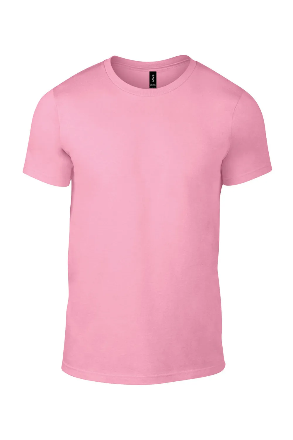 Gildan Mens Short Sleeve Crewneck T-Shirt - Charity Pink  Affordable Clothing Gildan