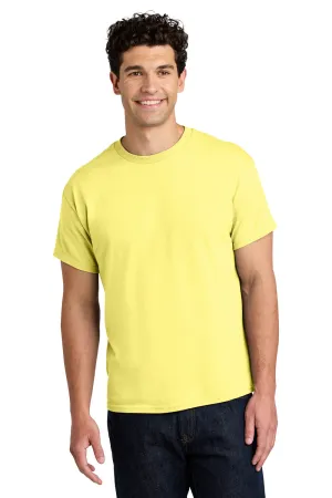 Gildan Mens Short Sleeve Crewneck T-Shirt - Cornsilk Yellow  Affordable Clothing Gildan