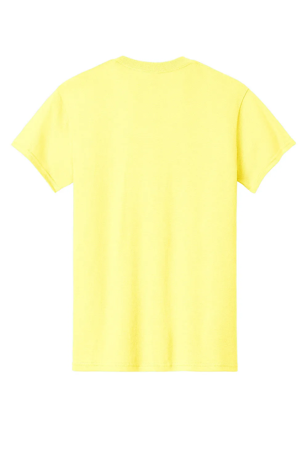 Gildan Mens Short Sleeve Crewneck T-Shirt - Cornsilk Yellow  Affordable Clothing Gildan