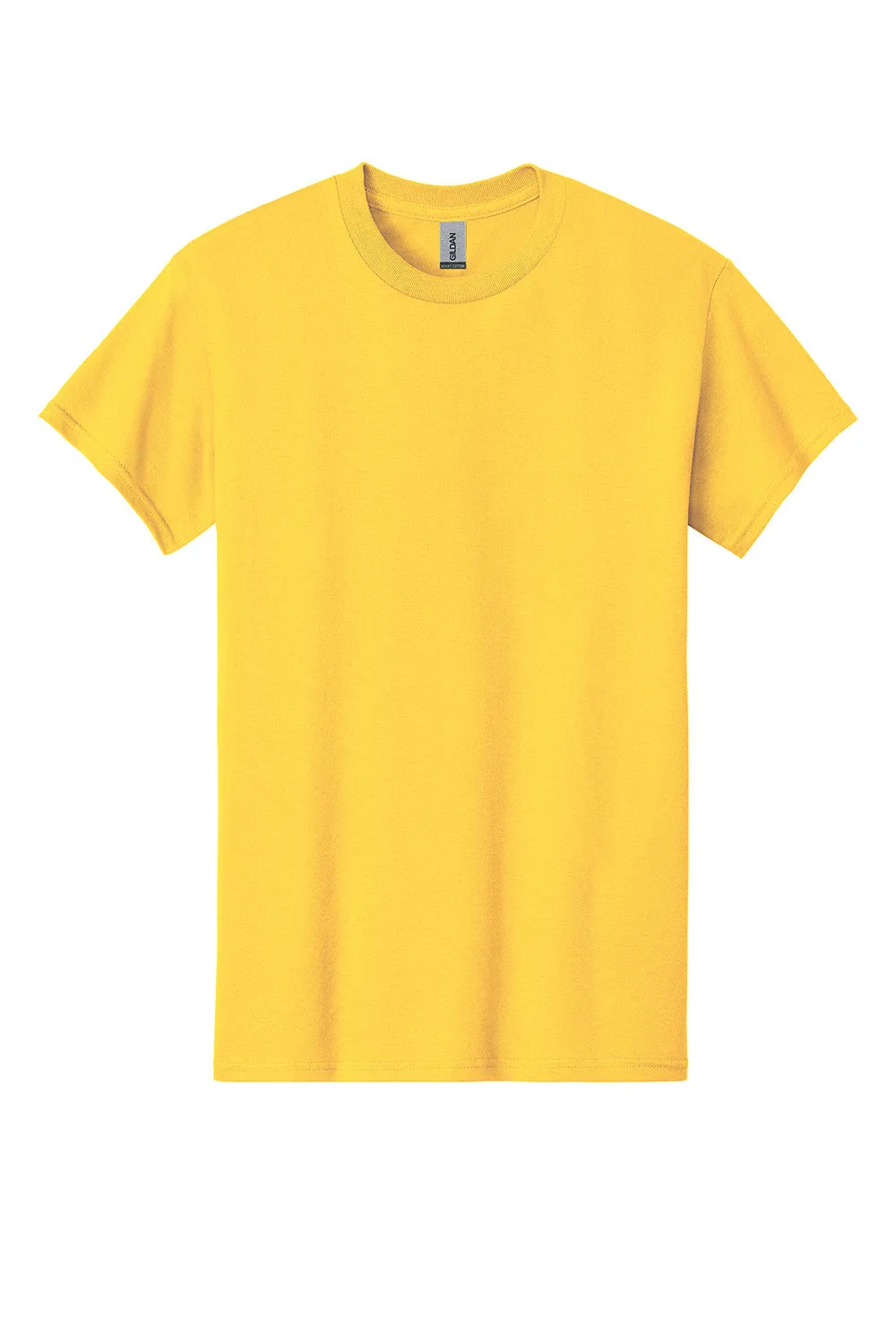 Gildan Mens Short Sleeve Crewneck T-Shirt - Daisy Yellow  Affordable Clothing Gildan