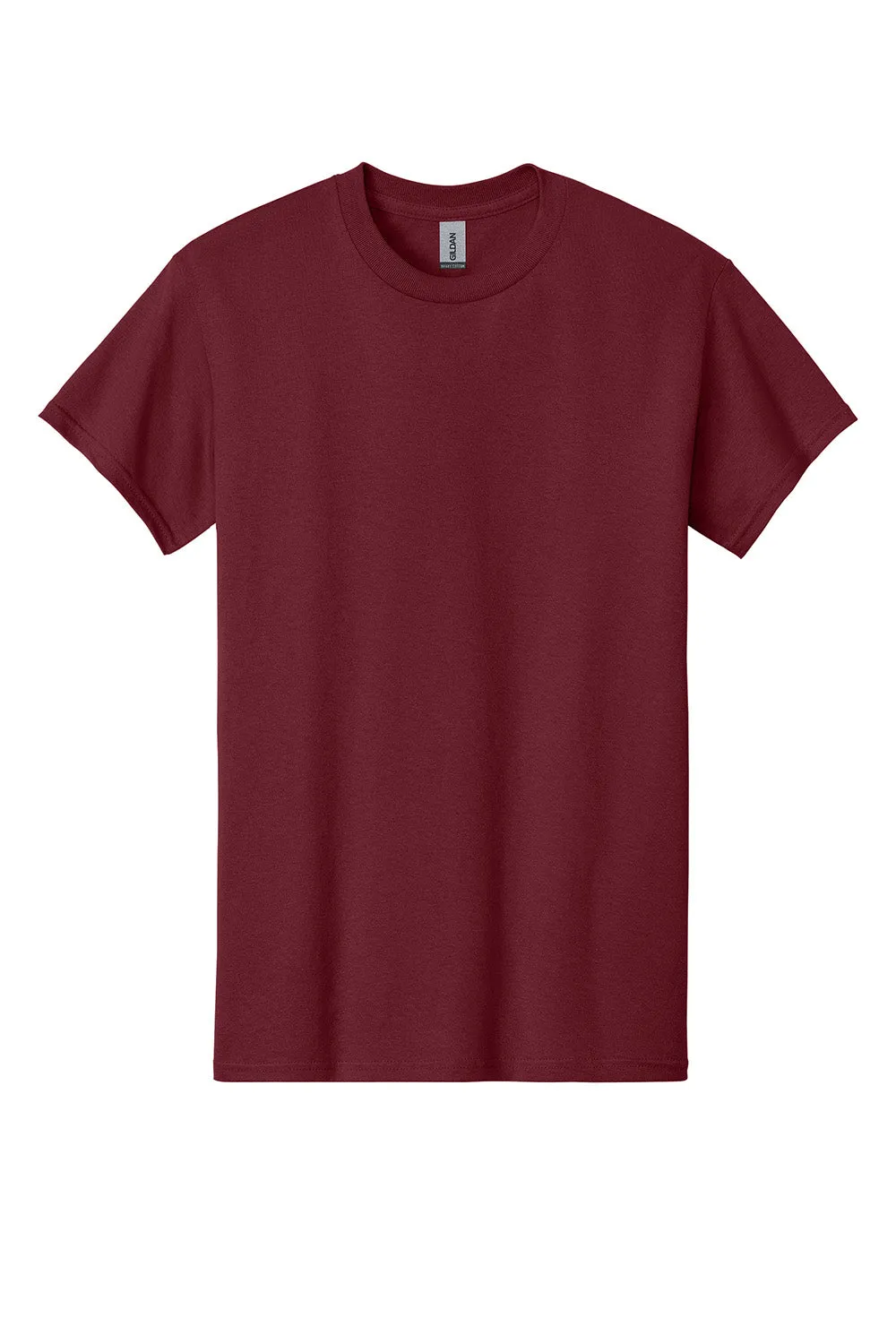 Gildan Mens Short Sleeve Crewneck T-Shirt - Garnet Red  Affordable Clothing Gildan