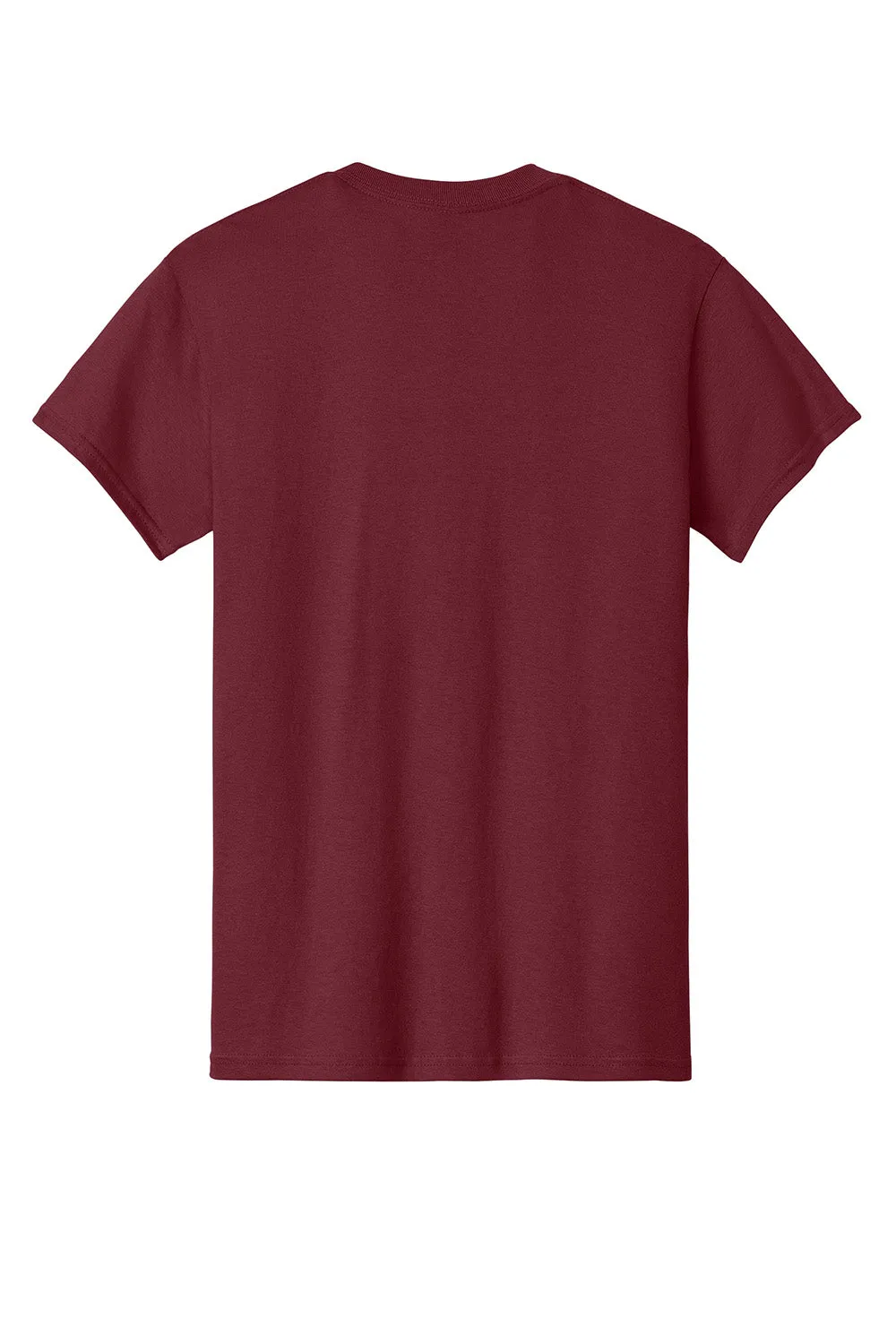 Gildan Mens Short Sleeve Crewneck T-Shirt - Garnet Red  Affordable Clothing Gildan