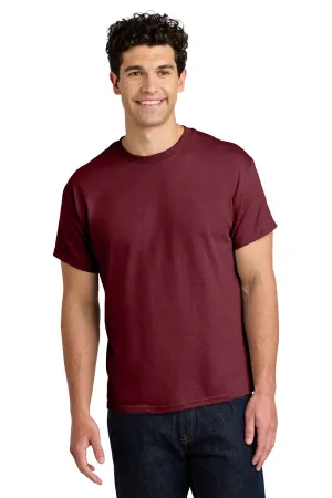 Gildan Mens Short Sleeve Crewneck T-Shirt - Garnet Red  Affordable Clothing Gildan