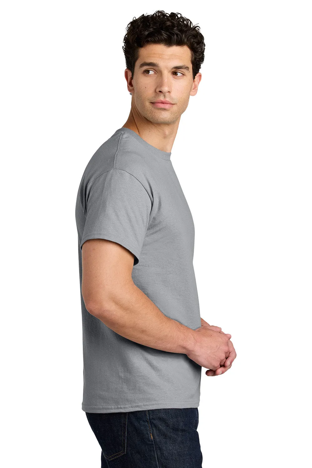Gildan Mens Short Sleeve Crewneck T-Shirt - Gravel Grey  Affordable Clothing Gildan