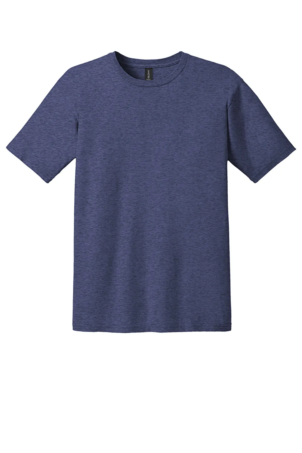 Gildan Mens Short Sleeve Crewneck T-Shirt - Heather Blue  Affordable Clothing Gildan