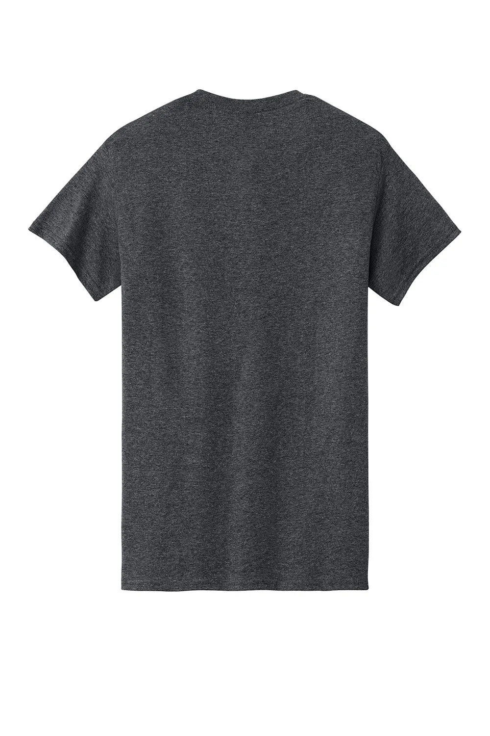 Gildan Mens Short Sleeve Crewneck T-Shirt - Heather Dark Grey  Affordable Clothing Gildan