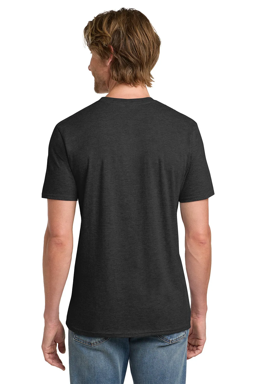 Gildan Mens Short Sleeve Crewneck T-Shirt - Heather Dark Grey  Affordable Clothing Gildan