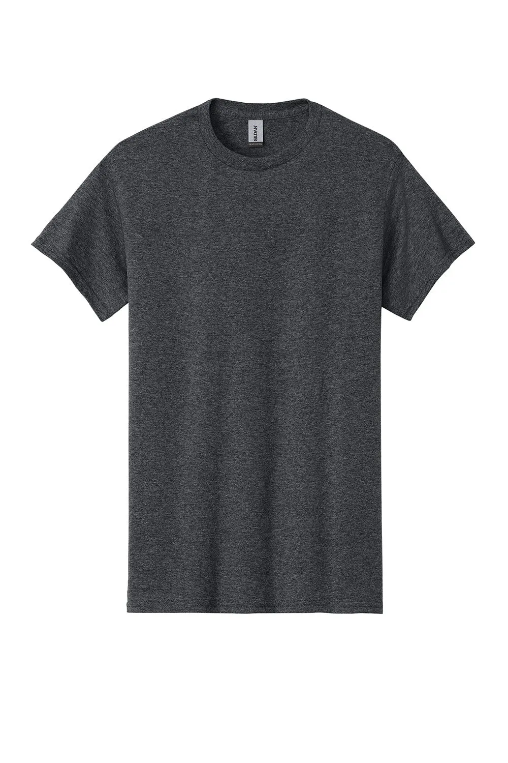 Gildan Mens Short Sleeve Crewneck T-Shirt - Heather Dark Grey  Affordable Clothing Gildan