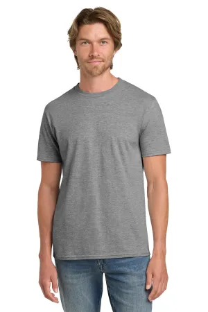 Gildan Mens Short Sleeve Crewneck T-Shirt - Heather Graphite Grey  Affordable Clothing Gildan
