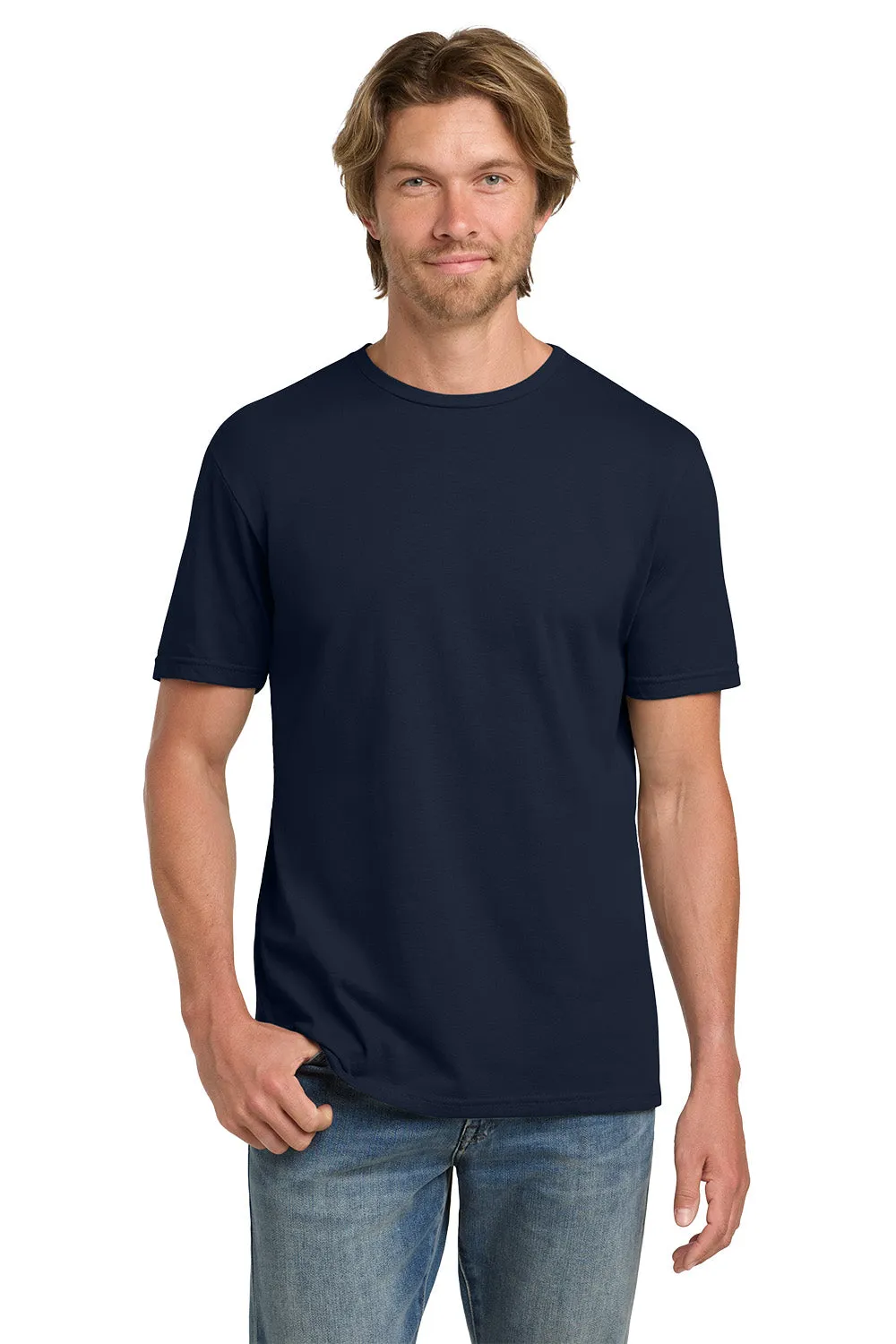 Gildan Mens Short Sleeve Crewneck T-Shirt - Navy Blue  Affordable Clothing Gildan