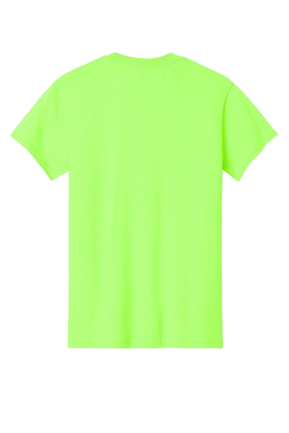 Gildan Mens Short Sleeve Crewneck T-Shirt - Neon Green  Affordable Clothing Gildan