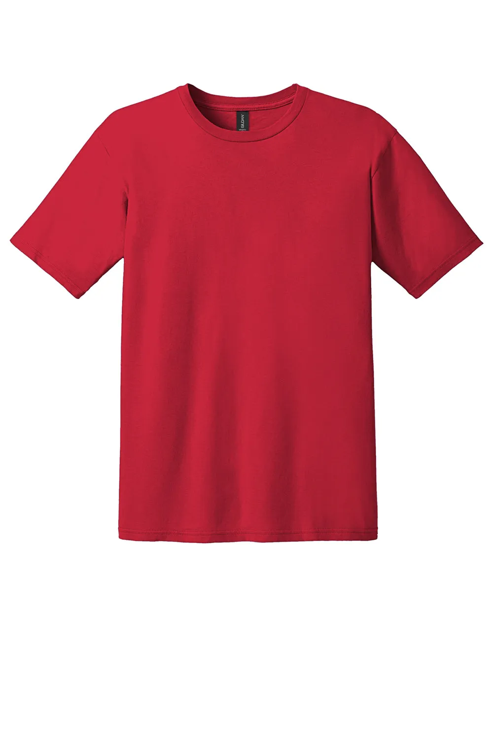 Gildan Mens Short Sleeve Crewneck T-Shirt - Red  Affordable Clothing Gildan