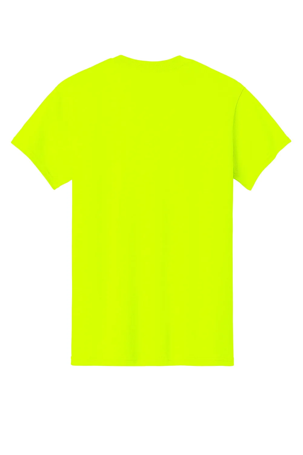 Gildan Mens Short Sleeve Crewneck T-Shirt - Safety Green  Affordable Clothing Gildan