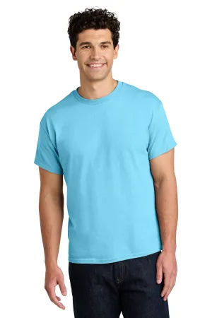 Gildan Mens Short Sleeve Crewneck T-Shirt - Sky Blue  Affordable Clothing Gildan