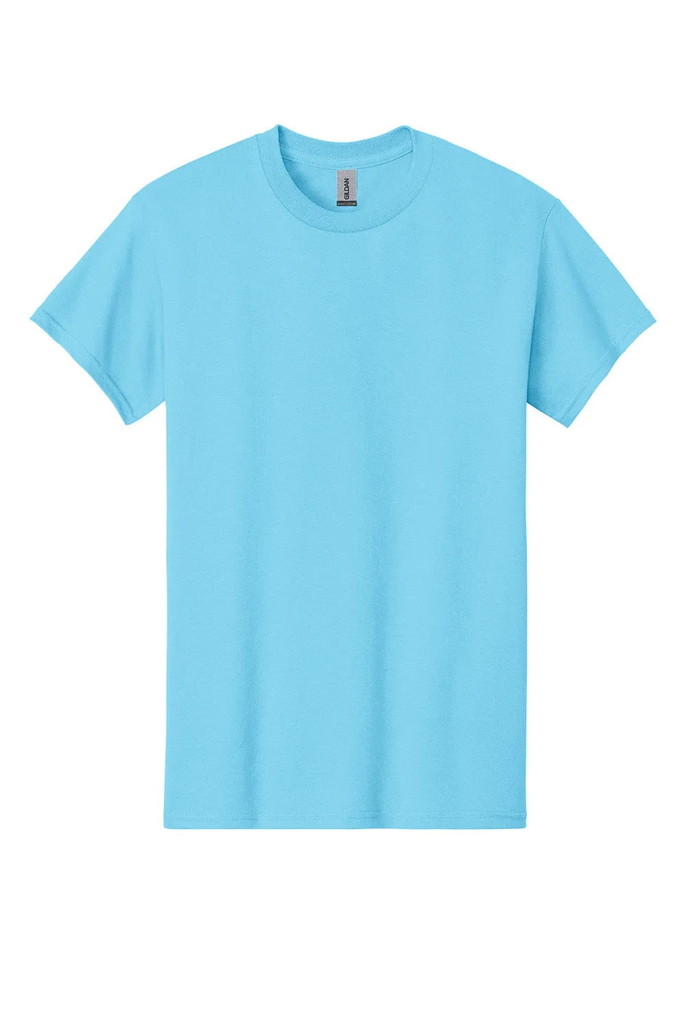 Gildan Mens Short Sleeve Crewneck T-Shirt - Sky Blue  Affordable Clothing Gildan