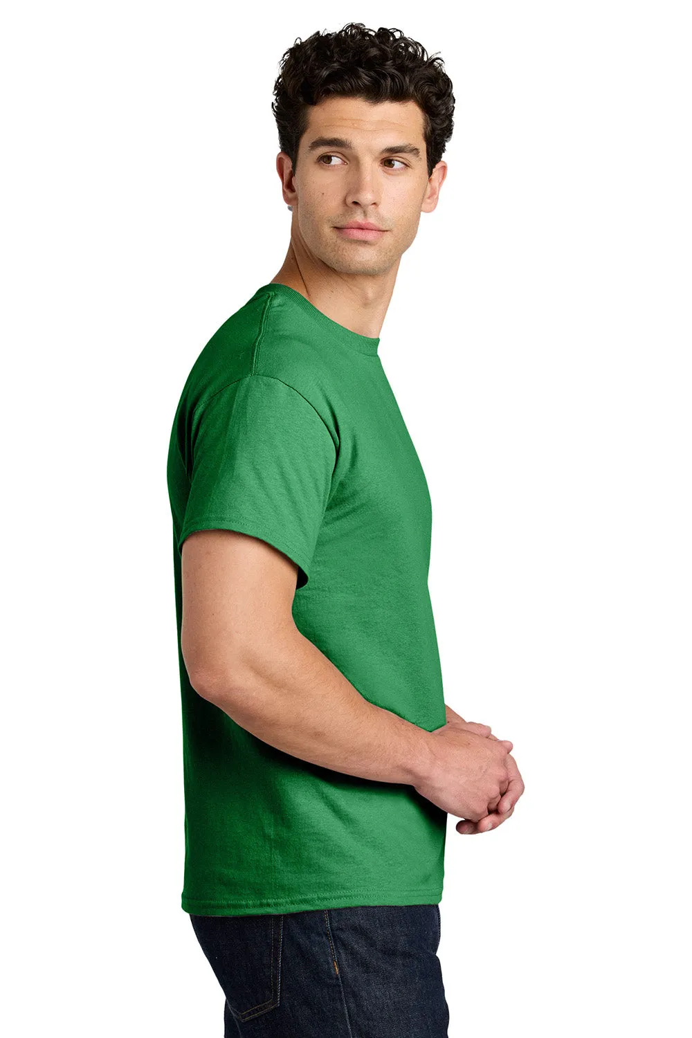 Gildan Mens Short Sleeve Crewneck T-Shirt - Turf Green  Affordable Clothing Gildan