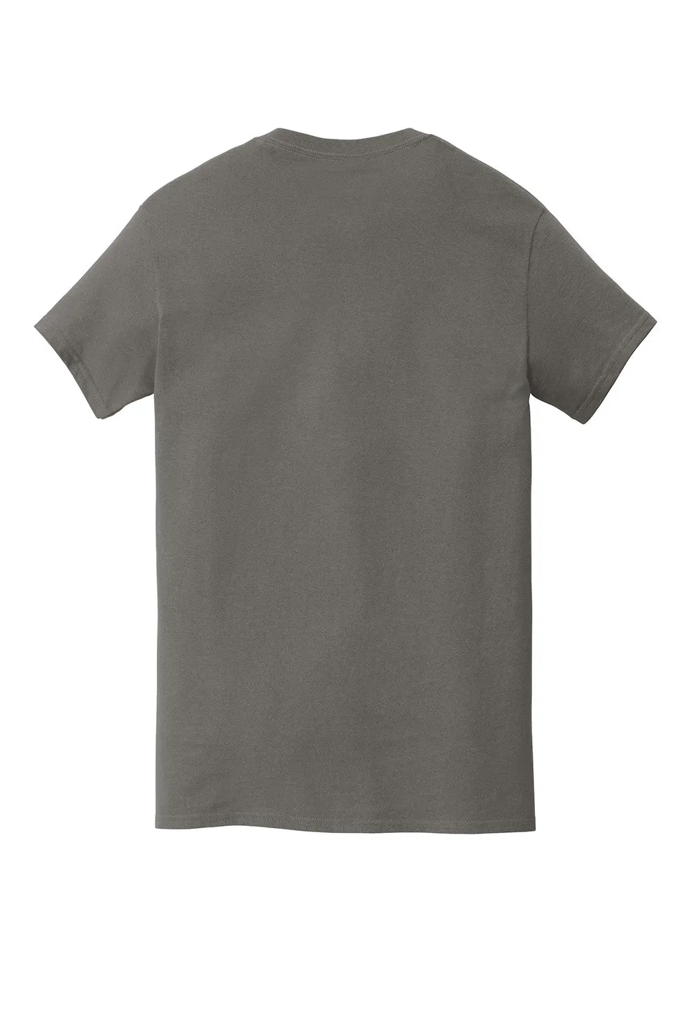 Gildan Mens Short Sleeve Crewneck T-Shirt w/ Pocket - Charcoal Grey  Affordable Clothing Gildan