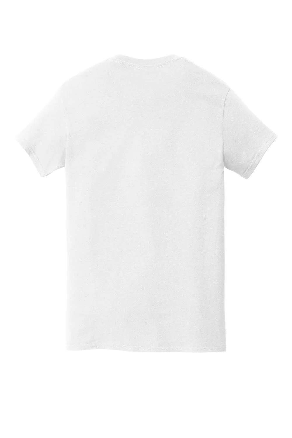 Gildan Mens Short Sleeve Crewneck T-Shirt w/ Pocket - White  Affordable Clothing Gildan