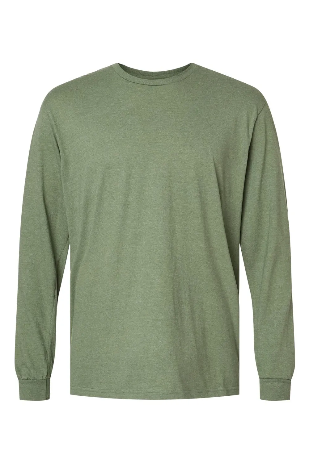 Gildan Mens Softstyle CVC Long Sleeve Crewneck T-Shirt - Cactus Green  Affordable Clothing Gildan