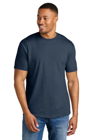 Gildan Mens Softstyle CVC Short Sleeve Crewneck T-Shirt - Navy Blue Mist  Affordable Clothing Gildan