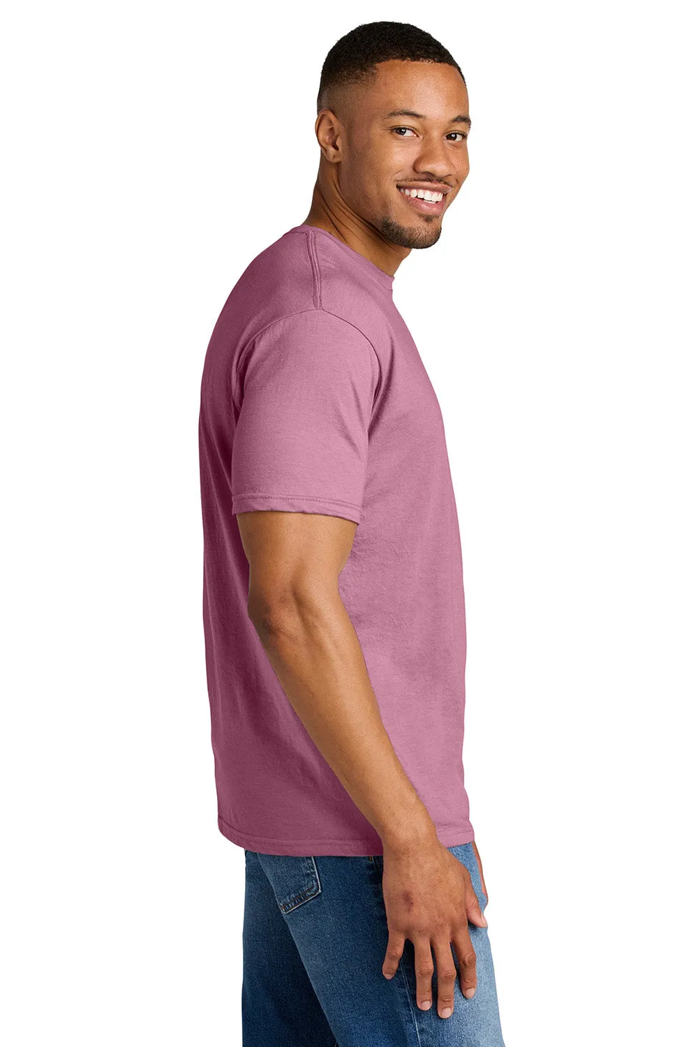 Gildan Mens Softstyle CVC Short Sleeve Crewneck T-Shirt - Plumrose Pink  Affordable Clothing Gildan