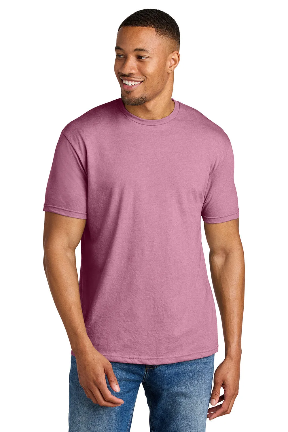 Gildan Mens Softstyle CVC Short Sleeve Crewneck T-Shirt - Plumrose Pink  Affordable Clothing Gildan