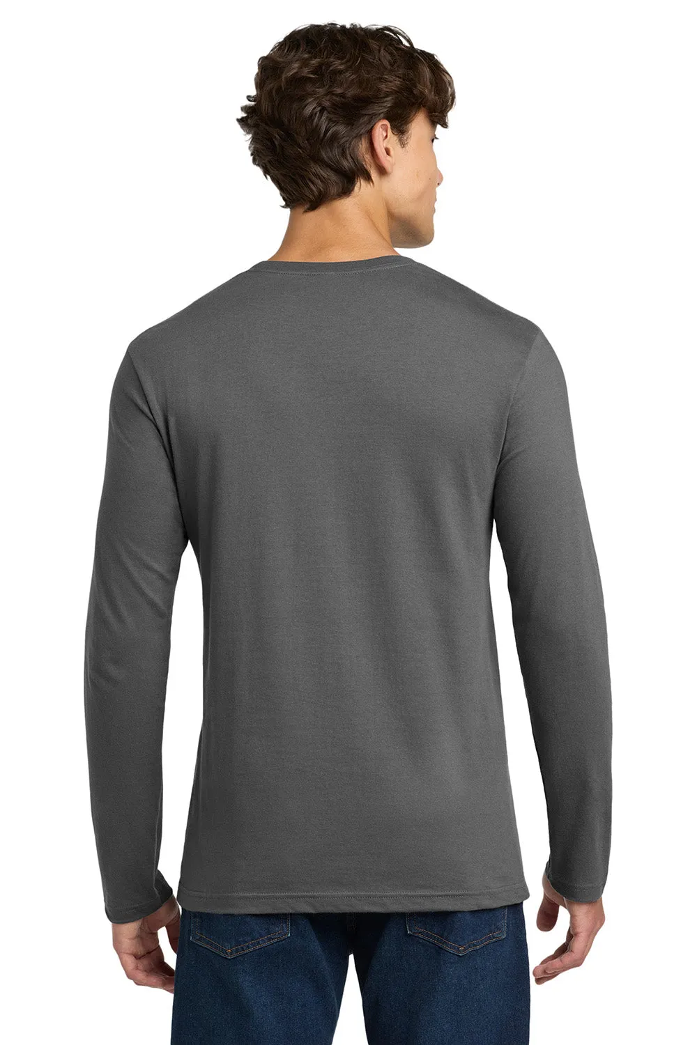 Gildan Mens Softstyle Long Sleeve Crewneck T-Shirt - Charcoal Grey  Affordable Clothing Gildan