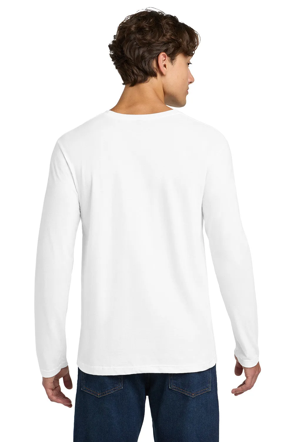 Gildan Mens Softstyle Long Sleeve Crewneck T-Shirt - White  Affordable Clothing Gildan