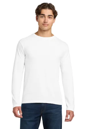 Gildan Mens Softstyle Long Sleeve Crewneck T-Shirt - White  Affordable Clothing Gildan