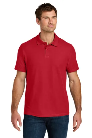 Gildan Mens Softstyle Pique Short Sleeve Polo Shirt - Red  Affordable Clothing Gildan