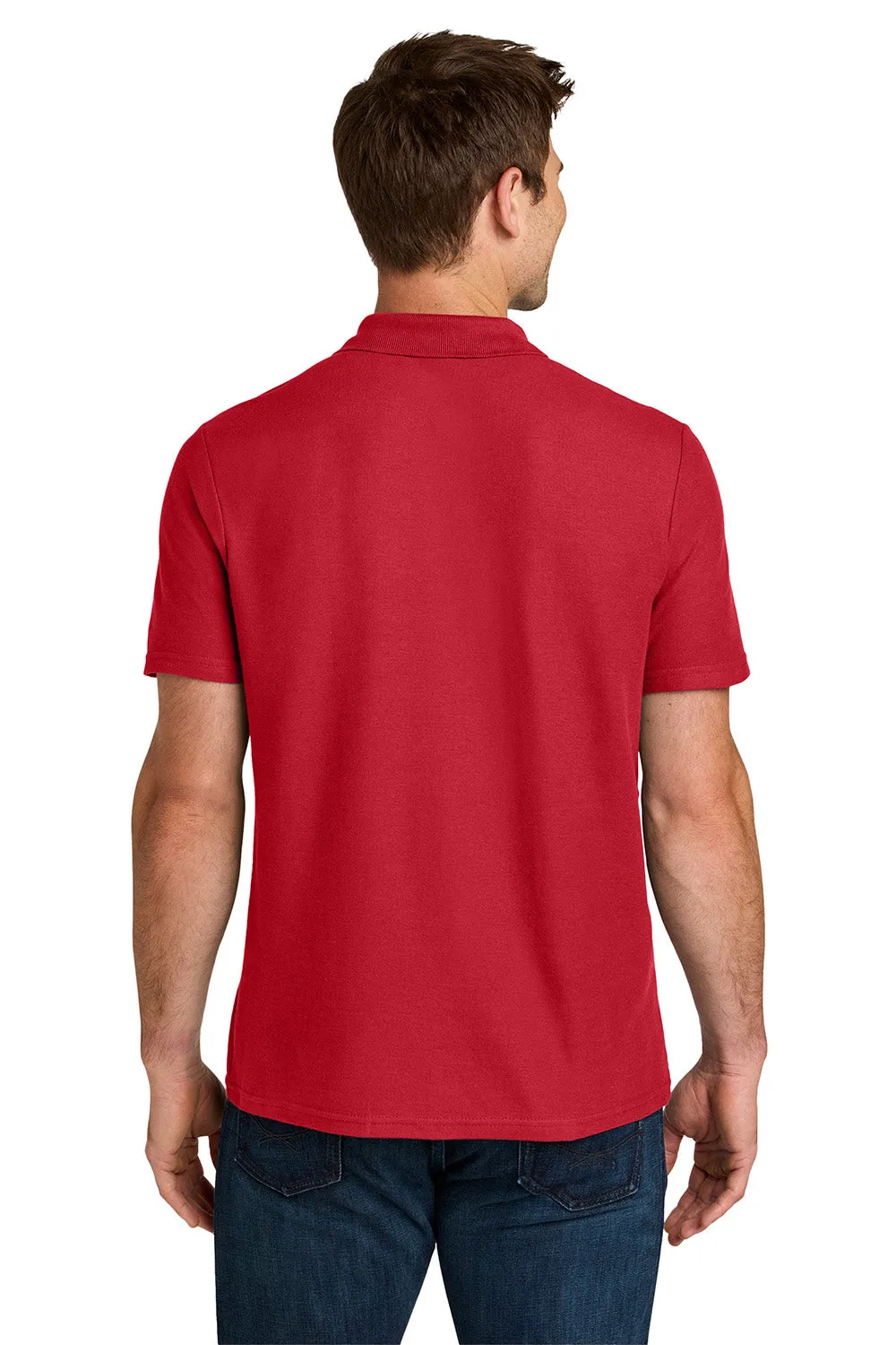 Gildan Mens Softstyle Pique Short Sleeve Polo Shirt - Red  Affordable Clothing Gildan