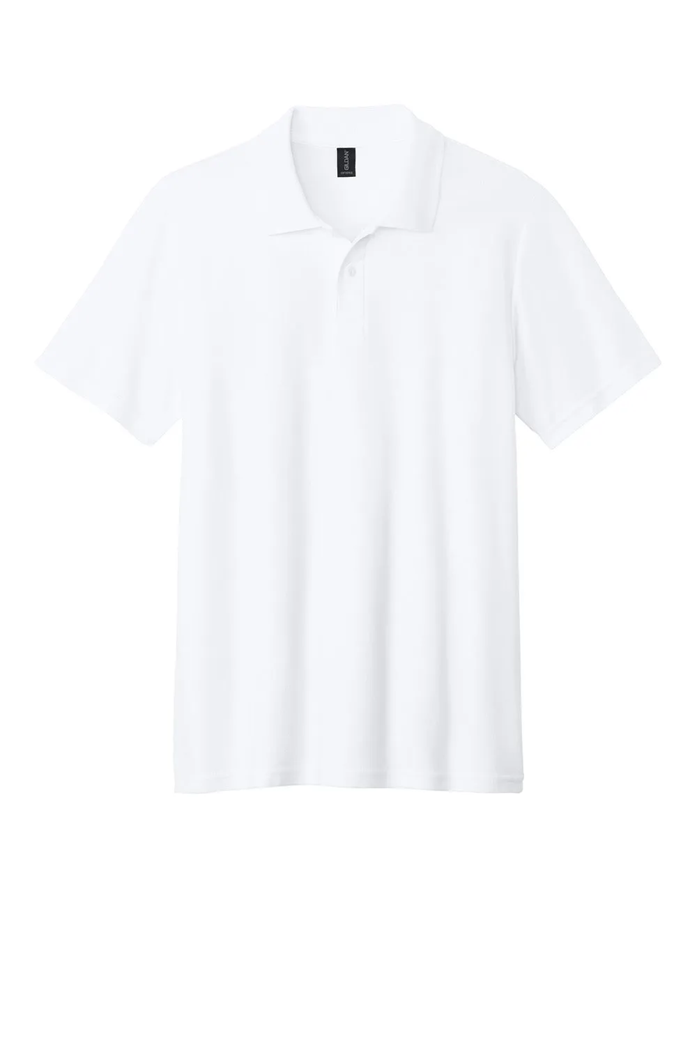 Gildan Mens Softstyle Pique Short Sleeve Polo Shirt - White  Affordable Clothing Gildan