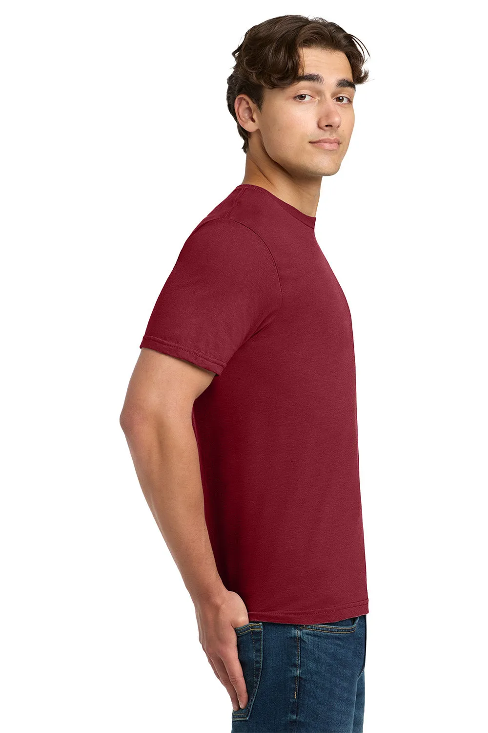 Gildan Mens Softstyle Short Sleeve Crewneck T-Shirt - Cardinal Red  Affordable Clothing Gildan