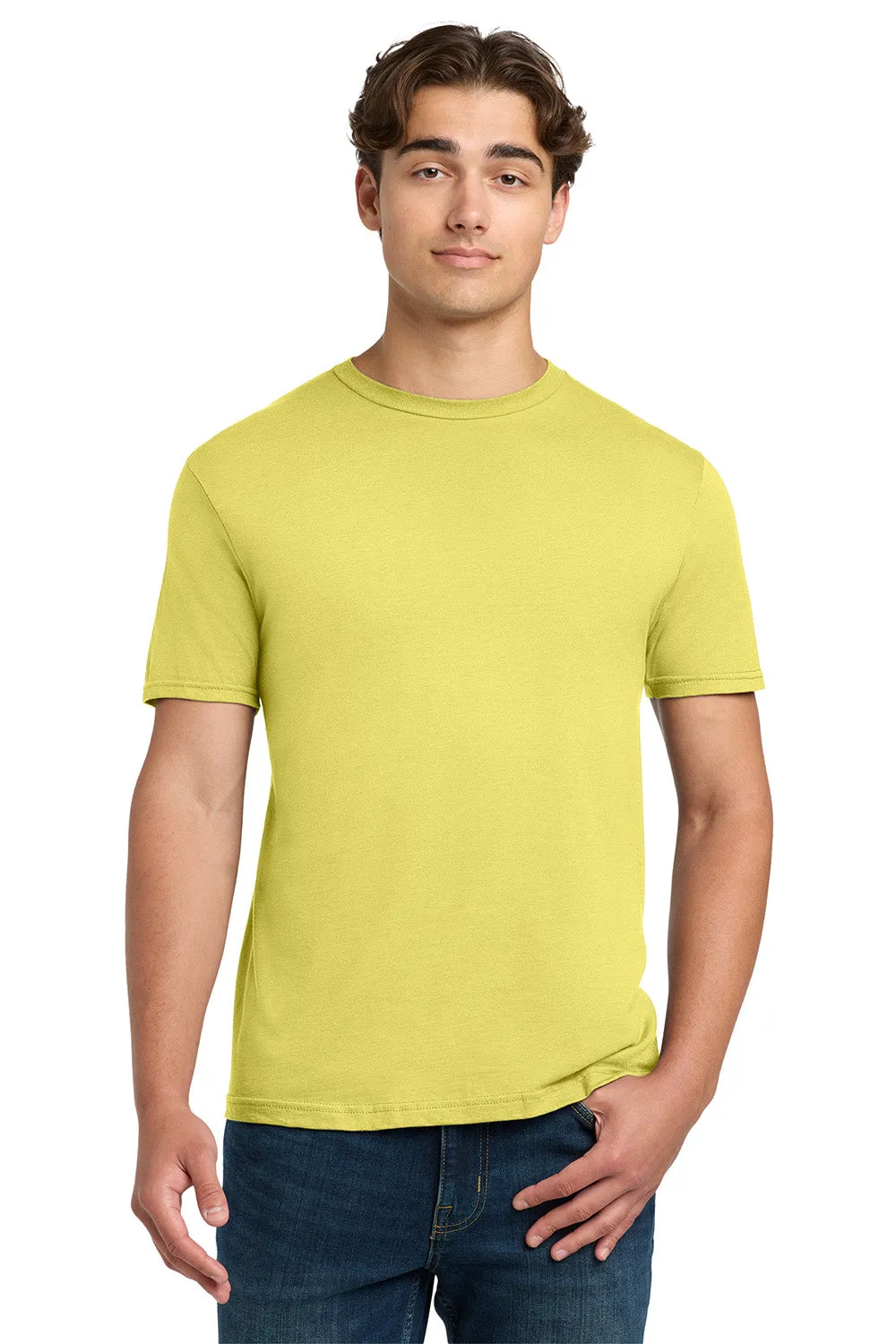 Gildan Mens Softstyle Short Sleeve Crewneck T-Shirt - Cornsilk Yellow  Affordable Clothing Gildan