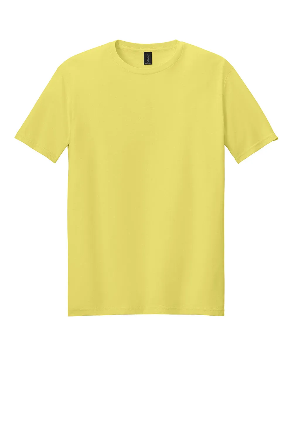 Gildan Mens Softstyle Short Sleeve Crewneck T-Shirt - Cornsilk Yellow  Affordable Clothing Gildan