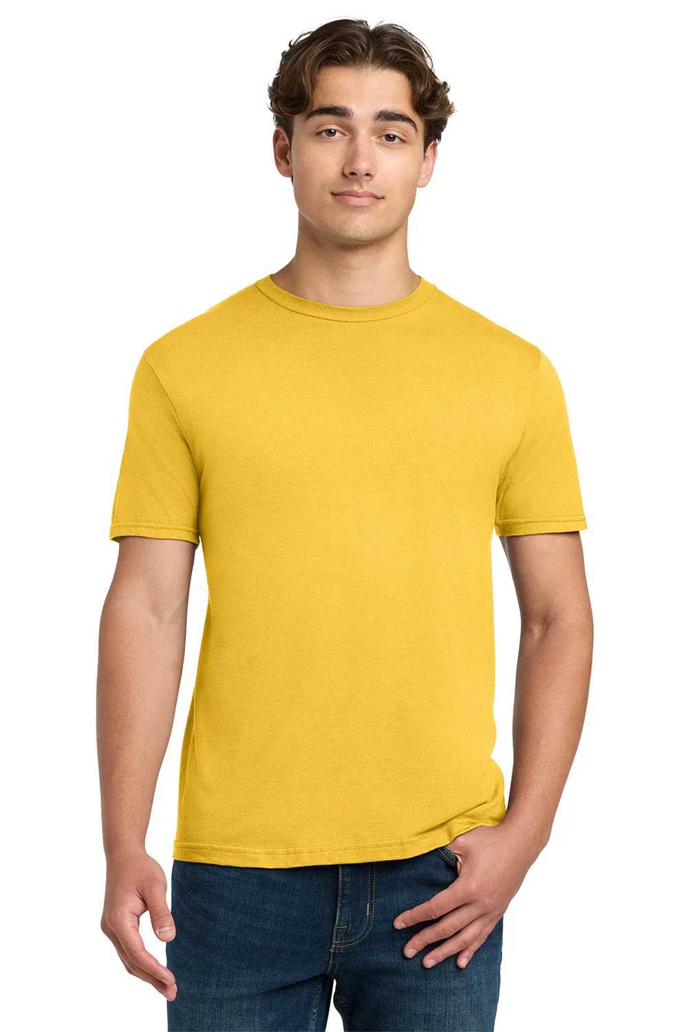 Gildan Mens Softstyle Short Sleeve Crewneck T-Shirt - Daisy Yellow  Affordable Clothing Gildan