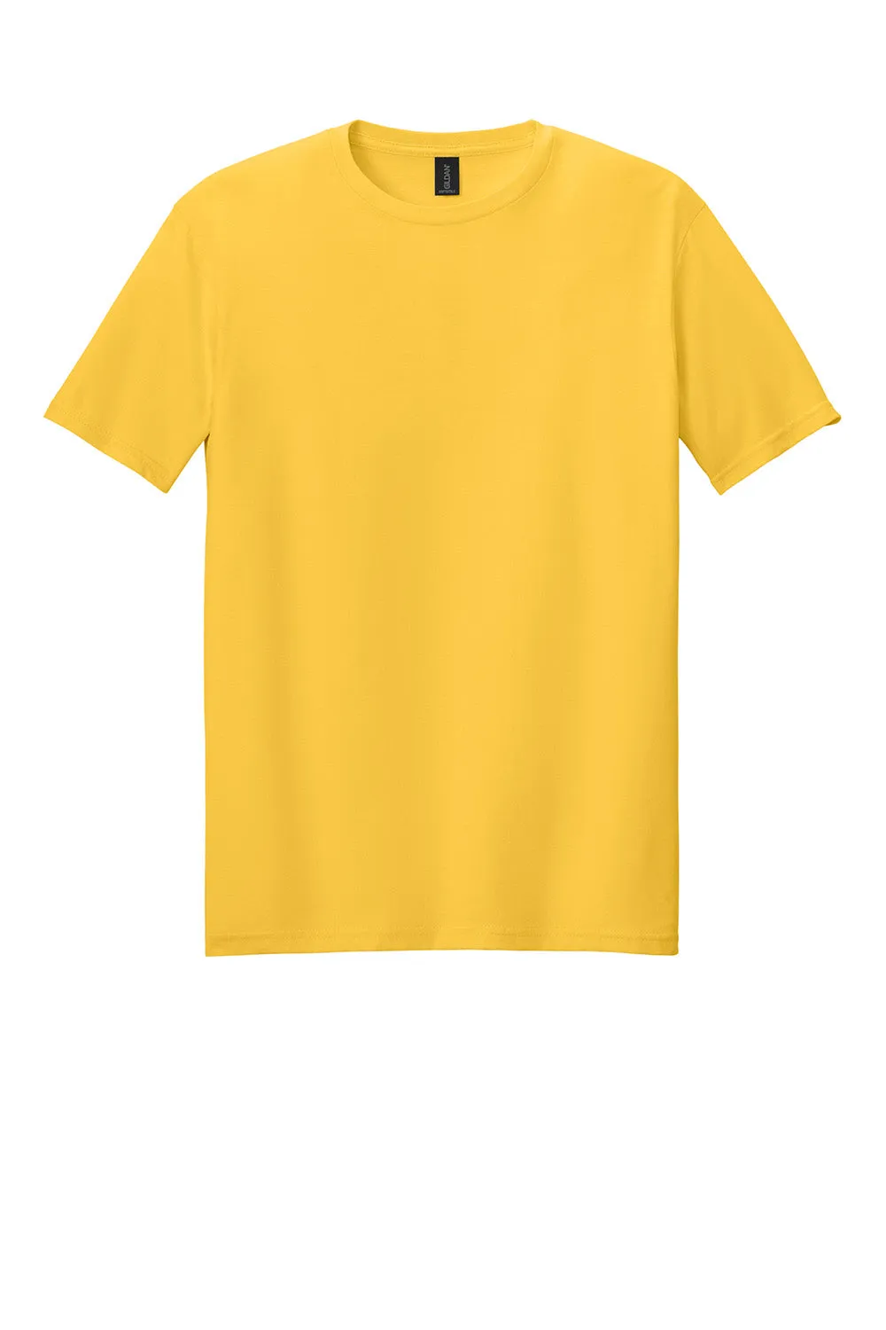 Gildan Mens Softstyle Short Sleeve Crewneck T-Shirt - Daisy Yellow  Affordable Clothing Gildan