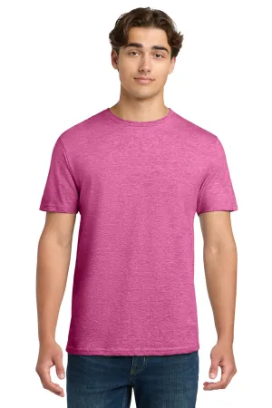Gildan Mens Softstyle Short Sleeve Crewneck T-Shirt - Heather Heliconia Pink  Affordable Clothing Gildan