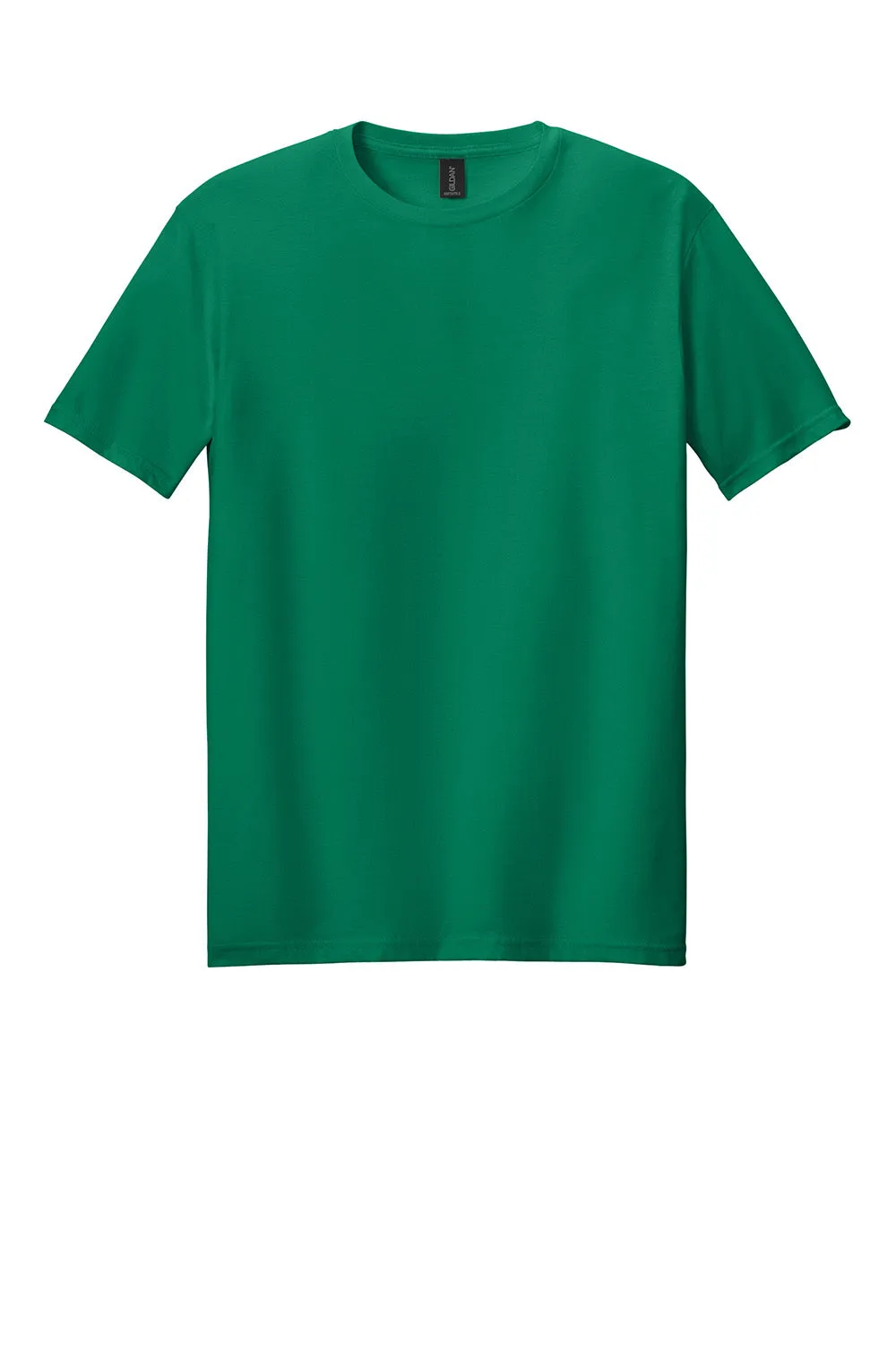 Gildan Mens Softstyle Short Sleeve Crewneck T-Shirt - Kelly Green  Affordable Clothing Gildan