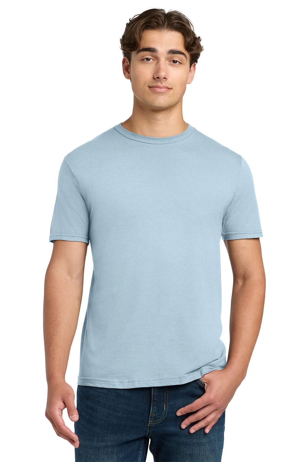 Gildan Mens Softstyle Short Sleeve Crewneck T-Shirt - Light Blue  Affordable Clothing Gildan